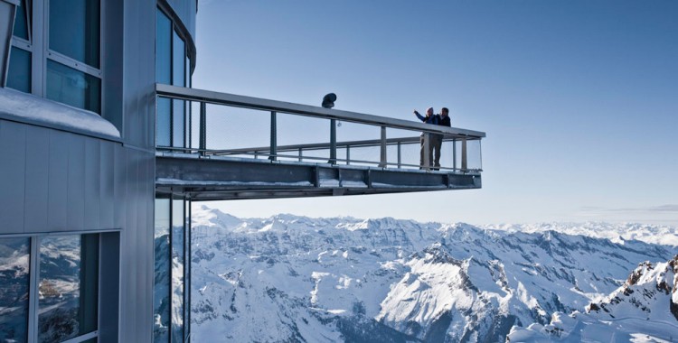 Top of Salzburg, die Aussichtsplattform auf 3000m am Kitzsteinhorn Gletscher