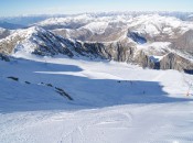 Bestens präparierte Pisten am Hintertuxer Gletscher